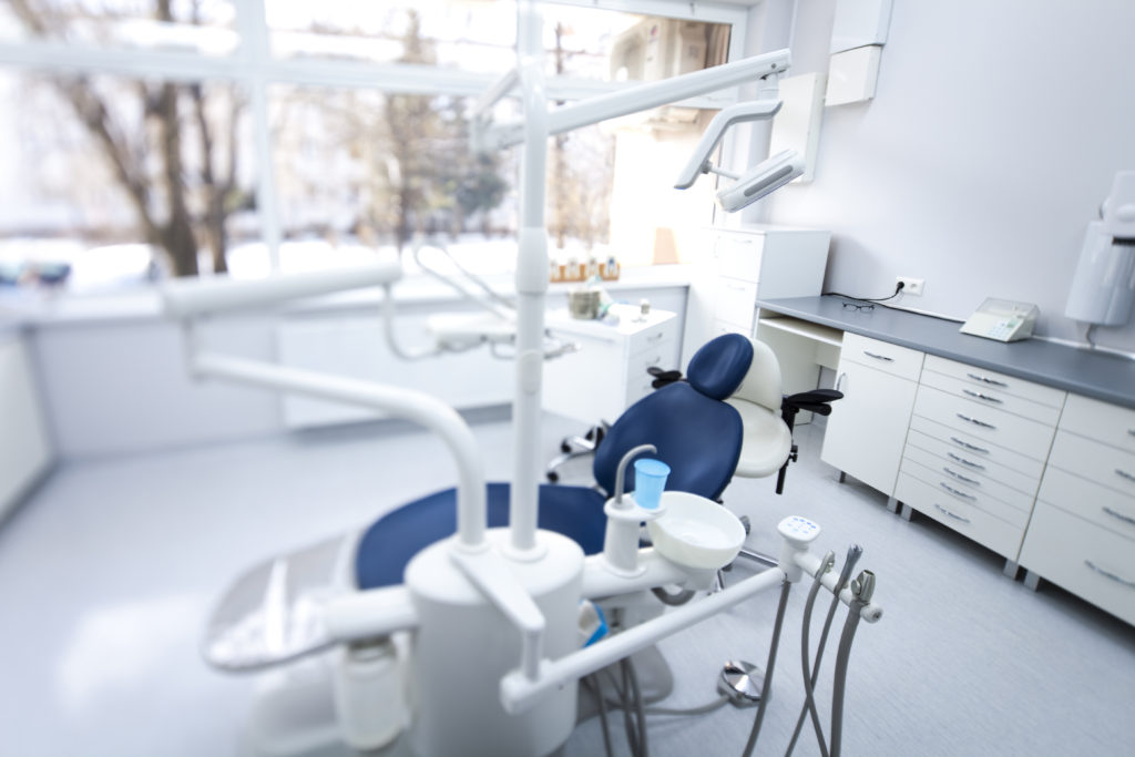 dental office space with instruments